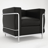 sofa_0002　コルビジェ LC2ソファ 1人掛け